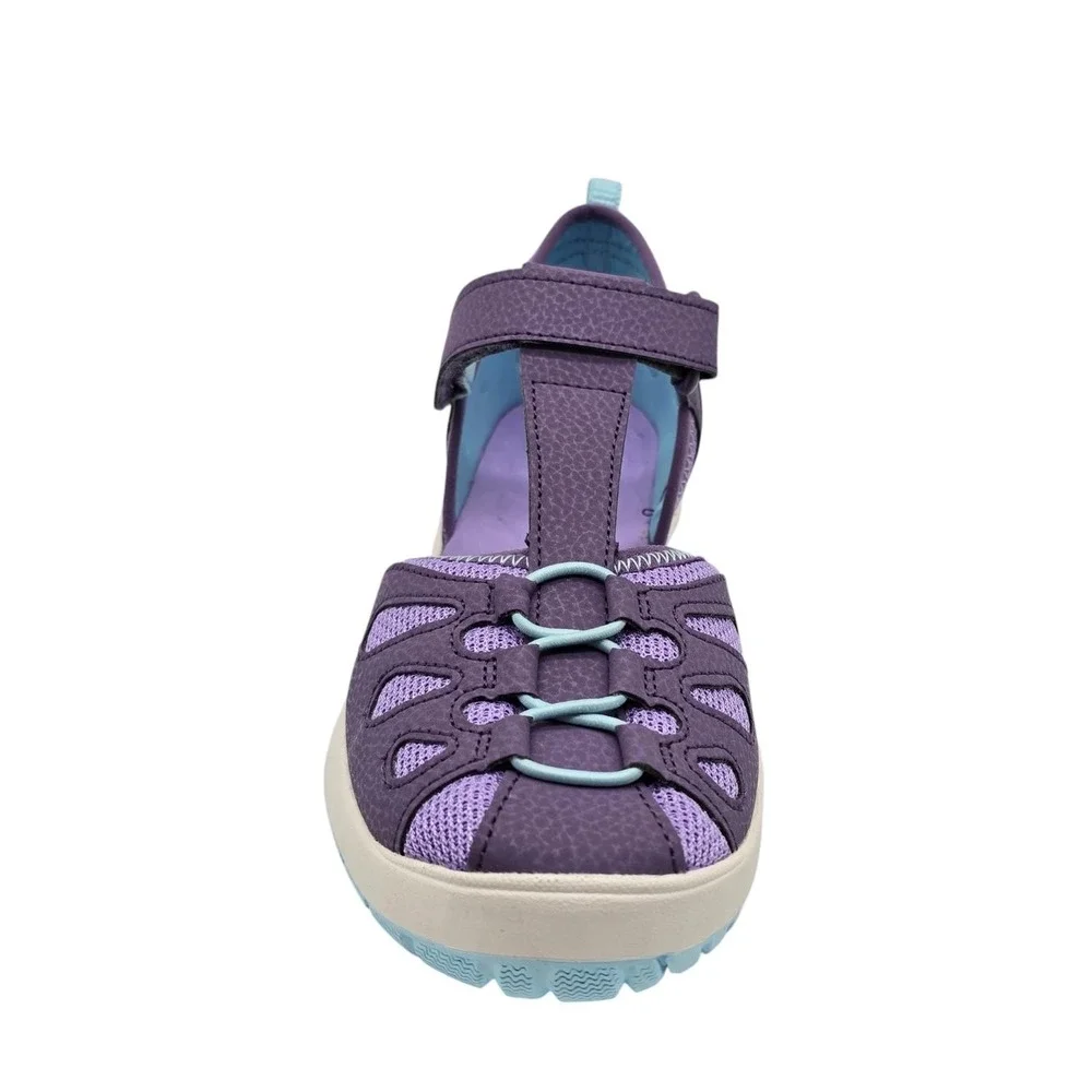Merrell Hydro Lily Girls Water Shoes Size 6 Purple Mesh Hook & Loop Sandals